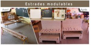 PIC BOIS - Projet estrades modulables - Consyli